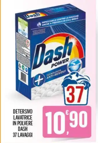 Despar DETERSIVO LAVATRICE IN POLVERE DASH 37 LAVAGGI offerta