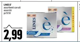 Emi Supermercati Lines Assorbenti lines offerta