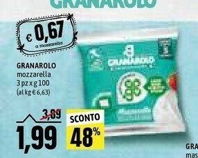 Emi Supermercati Granarolo Mozzarella offerta