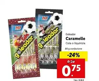 Lidl Goleador Caramelle Cola O Liquirizia offerta