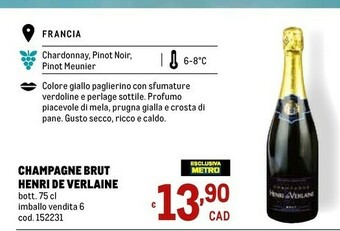 Metro Perlage Prosecco offerta
