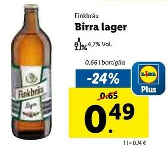 Finkbrau Birra Lager