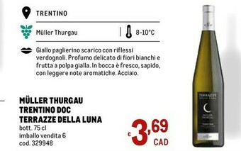Metro Muller Thurgau offerta