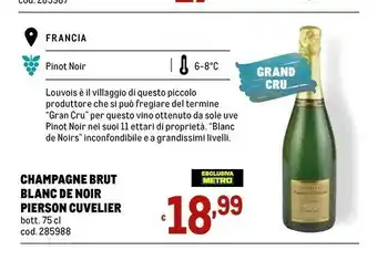 Metro Cru Champagne offerta