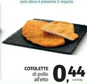 Pam Cotolette Di Pollo offerta