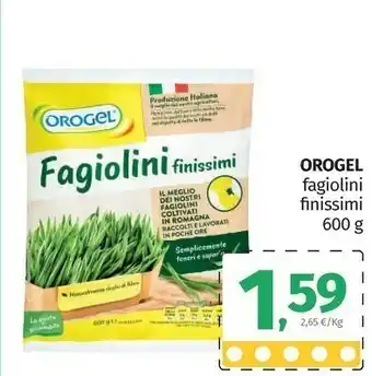 Pam Orogel Fagiolini Primo Fiore Finissimi I Vegetali offerta