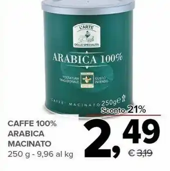 Todis Caffe 100% Arabica Macinato offerta