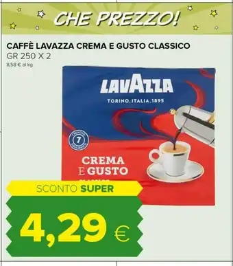 Tigre Lavazza Crema E Gusto Classico offerta