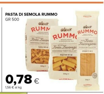 Tigre Rummo Pasta Di Semola offerta