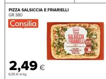 Consilia Pizza Salsiccia E Friarielli 380g