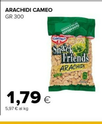 Tigre Cameo Snack Friends Arachidi 300 G(ml) offerta