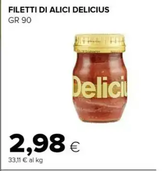 Tigre Delicius Filetti Di Alici offerta