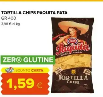 Tigre Snack pata Tortilla Chips Paquita offerta