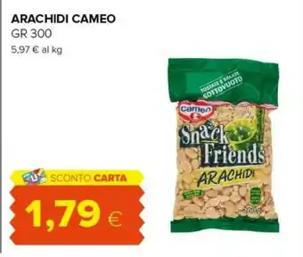 Tigre Cameo Snack Friends Arachidi 300 G(ml) offerta
