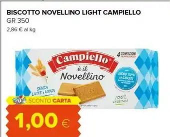 Tigre Campiello Biscotto Novellino Light offerta