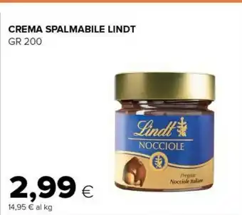 Tigre Lindt Crema Spalmabile offerta