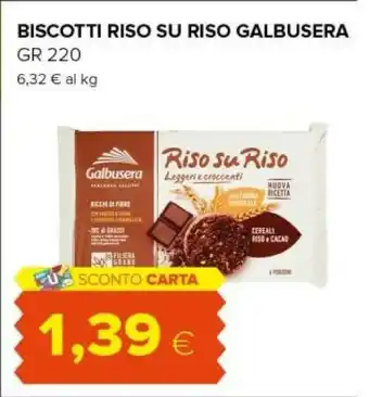Tigre Galbusera Biscotti Riso Su Riso offerta