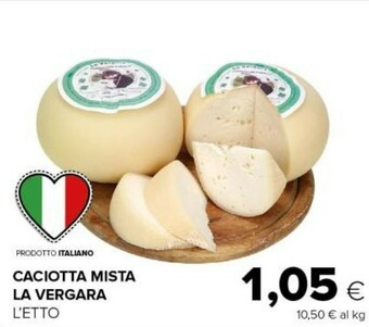 Tigre La Vergara Caciotta Mista offerta
