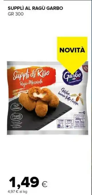 Tigre Garbo Suppli Al Ragu 300 G offerta