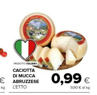 Tigre Caciotta Di Mucca Abruzzese offerta
