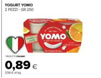 Tigre Yomo Yogurt 100% Naturale Agrumi Di Sicilia 250 G(ml) offerta