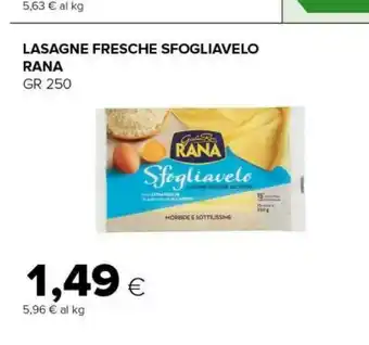 Tigre Giovanni Rana - Lasagne Fresche All'Uovo 250 G(ml) offerta