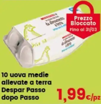 Despar 10 uova medie allevate a terra Despar Passo dopo Passo offerta