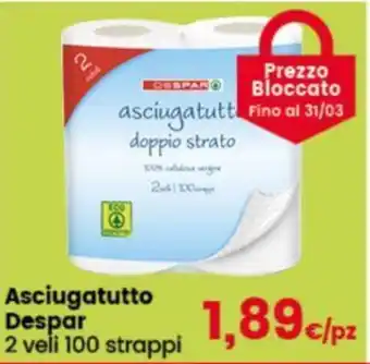 Despar Asciugatutto Despar 2 veli 100 strappi offerta