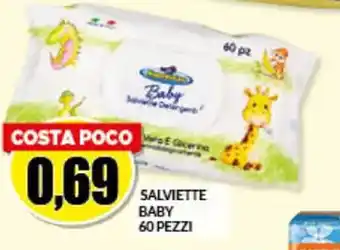 Risparmio Casa SALVIETTE BABY 60 PEZZI offerta