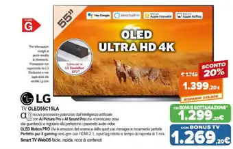 Parente Expert LG TV OLED 55" 55C15LA offerta