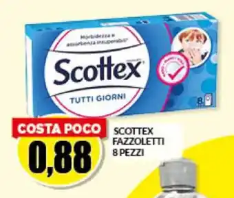 Risparmio Casa Scottex FAZZOLETTI 8 PEZZI offerta