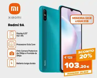 Parente Expert Xiaomi Redmi 9A offerta