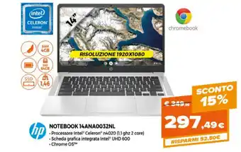 Parente Expert HP Notebook 14ANA0032NL offerta