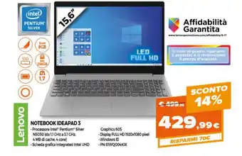 Lenovo Notebook IDEAPAD 3