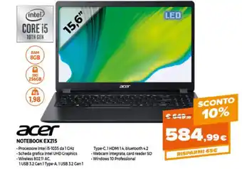 Acer Notebook EX215