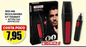 Risparmio Casa NGS-666 REGOLABARBA KIT TRIMMER offerta