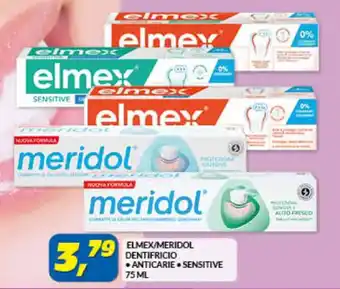 ELMEX/MERIDOL DENTIFRICIO ANTICARIE SENSITIVE 75 ML
