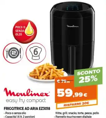 Moulinex Friggitrice AD Aria EZ3018