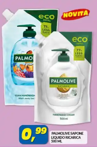 Risparmio Casa PALMOLIVE SAPONE LIQUIDO RICARICA 500 ML offerta