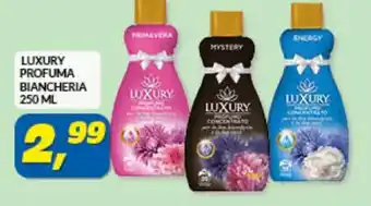 Risparmio Casa LUXURY PROFUMA BIANCHERIA 250 ML offerta
