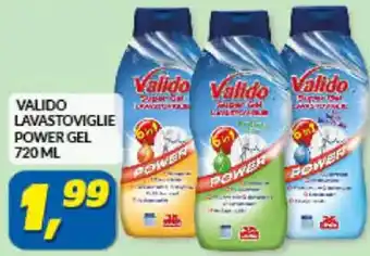 Risparmio Casa VALIDO LAVASTOVIGLIE POWER GEL 720 ML offerta