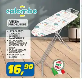 Risparmio Casa colombo ASSE DA STIRO EUROPE offerta