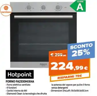 Parente Expert Hotpoint Forno FA2530HIXHA offerta