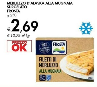 Bennet Frosta Merluzzo D'Alaska Alla Mugnaia Surgelato offerta