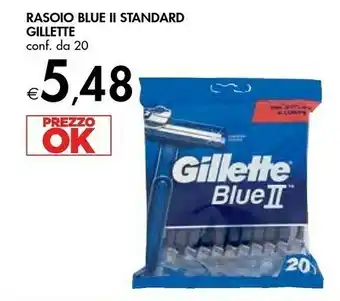 Bennet Gillette Rasoio Blue II Standard offerta