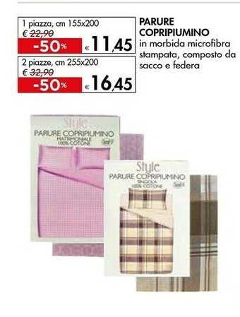 Bennet Parure Copripiumino offerta