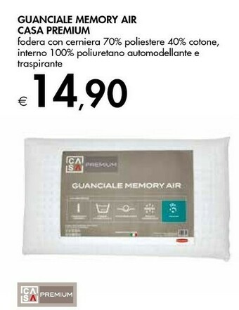 Bennet Casa Premium Guanciale Memory Air offerta