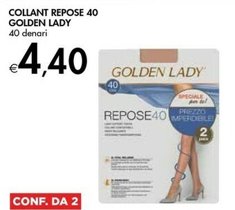 Bennet Golden Lady Collant Repose 40 offerta