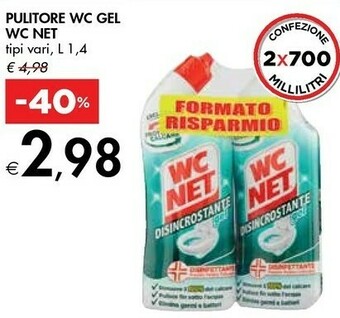 Bennet Wc net Pulitore WC Gel offerta