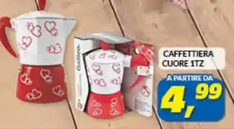 Risparmio Casa CAFFETTIERA CUORE 1TZ offerta